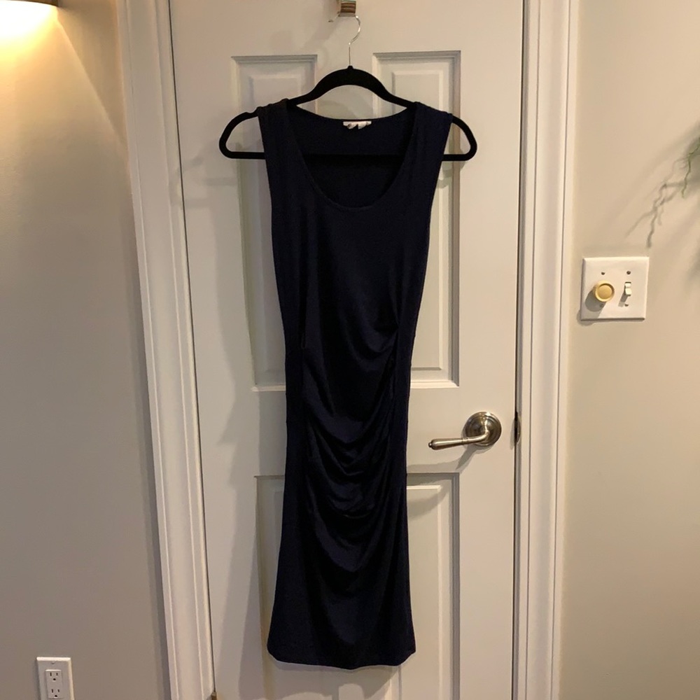 Navy maternity dress in xs